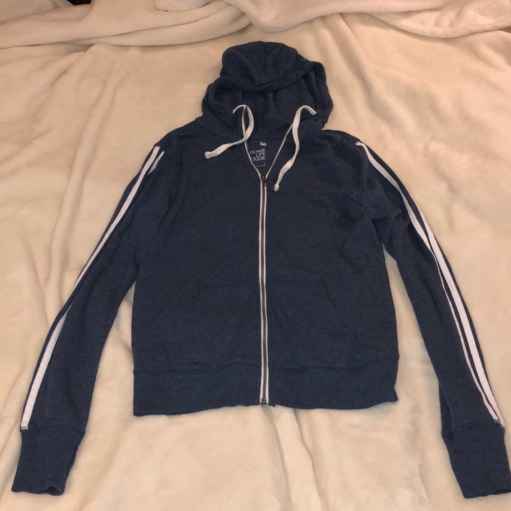 So hooded zip up jacket